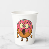Wow Donut Papieren Bekers (Achterkant)
