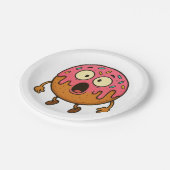 Wow Donuts Papieren Bordje (Gekanteld)