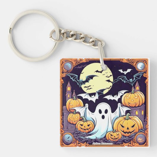 Wow Halloween Thrill Sleutelhanger (Voorkant)