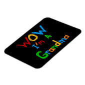 WOW Ik ben een oma T-shirts en geschenken Magneet (Linkerzijde)