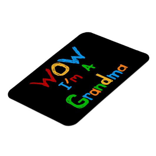 WOW Ik ben een oma T-shirts en geschenken Magneet (Linkerzijde)