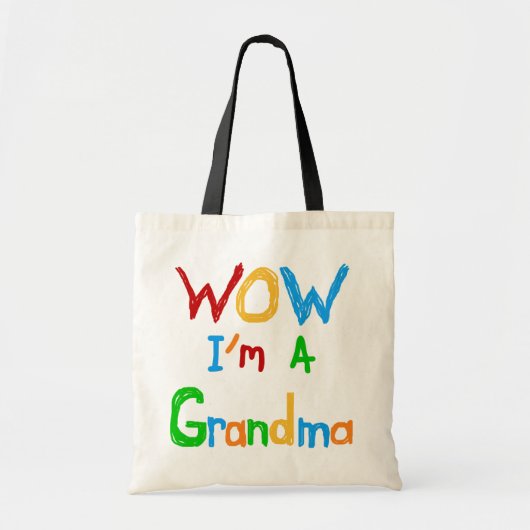WOW Ik ben een oma T-shirts en geschenken Tote Bag (Voorkant)