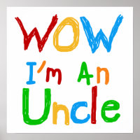 WOW Ik ben een oom T-shirts en GIfts