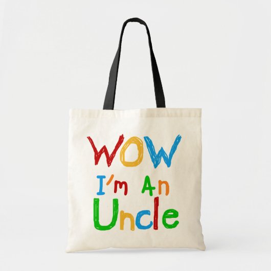 WOW Ik ben een oom T-shirts en GIfts Tote Bag (Voorkant)