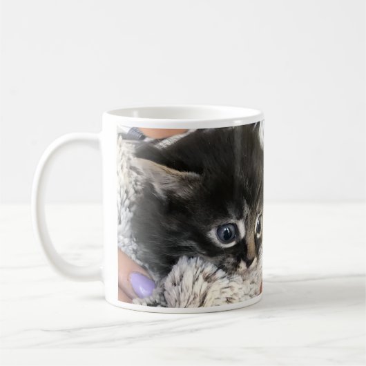 Wow, je vous admire ! Mug à café avec chat (Gauche)