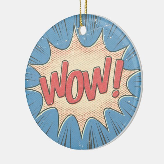 Wow! Keramisch Ornament (Links)