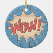 Wow! Keramisch Ornament (Achterkant)