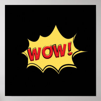 WOW-komiekoers Poster