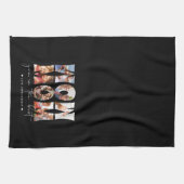 Wow mam Quote Modern Black 6 Foto Collage Theedoek (Horizontaal)