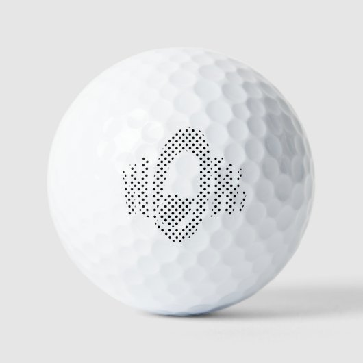 WOW! Pop Art Aangepaste Golfballen - Leuke Comic S (Voorkant)
