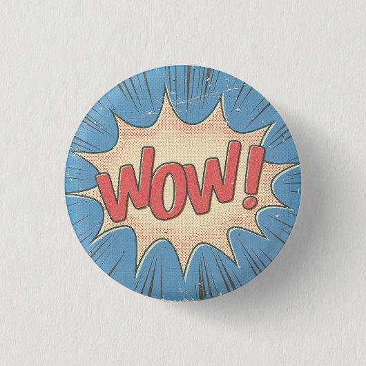 Wow! Ronde Button 3,2 Cm (Voorkant)