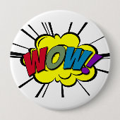 WOW! RONDE BUTTON 4,0 CM (Voorkant)