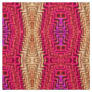 WOW! Roze Coral Gold 3D Stof