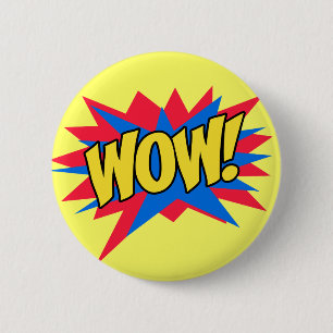 WOW spannend Ronde Button 5,7 Cm