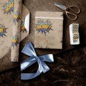WOW!  stripboek Steampunk Pop Cadeaupapier