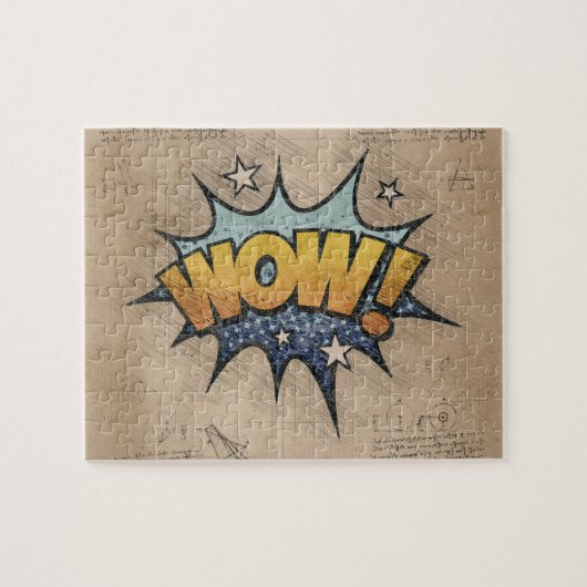 WOW!  stripboek Steampunk Pop Legpuzzel (Horizontaal)