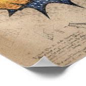 WOW!  stripboek Steampunk Pop Poster (Hoek)