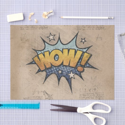 WOW! stripboek Steampunk Pop Tissuepapier (Craft)