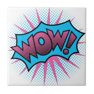 WOW! Tekstontwerp Tegeltje