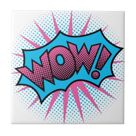 WOW! Tekstontwerp Tegeltje (Voorkant)