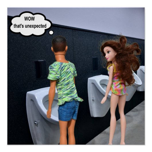 WOW that's unexpected. blank card Perfect Poster (Voorkant)