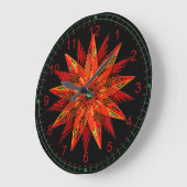 Wow van poinsettia grote klok (Hoek)