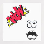 wow waleed labels (Design 2)