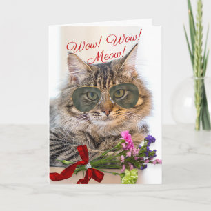 Wow Wauw Meow Valentijn's Day for Husband Kaart