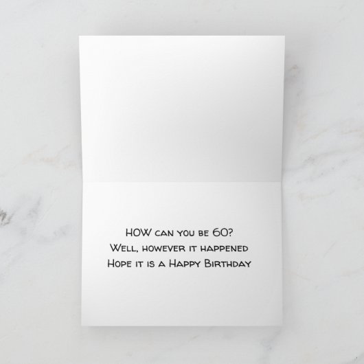 WOW YOU ARE **60** DIT CARTE COOL HAMSTER (Intérieur)