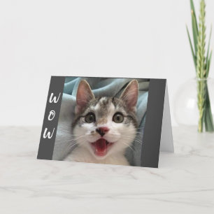 WOW YOU TURNING ""60"" DIT CARTE CAT