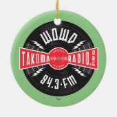 WOWD Bangham Logo Keramisch Ornament (Achterkant)