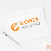 Wowza Rechthoekige Sticker (Envelop)