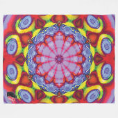 Wowzer Kaleidoscope Fleece Blanket Deken (Voorkant (Horizontaal))