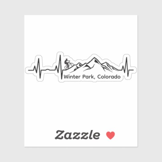 WP MTB Vinyl Sticker (Feuille)