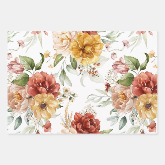 WP | Nederlands Stilleven Grote Bloem 19x29 (3) Inpakpapier Vel (Voorkant 3)