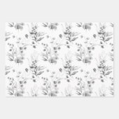 WP | SM print, Nederlands stilleven bloemenkunst,  Inpakpapier Vel (Voorkant 3)