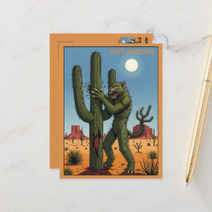 WPA Arizona De Cactuskat Briefkaart