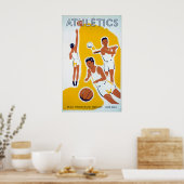 WPA Athletics Basketball Baseball Poster (Keuken)