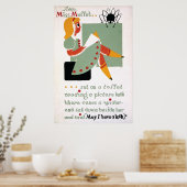 WPA Miss Muffet 1936 Poster (Keuken)