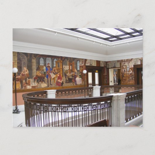 WPA Murals 10 ~ carte postale (Devant)