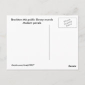 WPA Murals 11 ~ briefkaart (Achterkant)