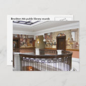 WPA Murals 11 ~ carte postale (Devant / Derrière)