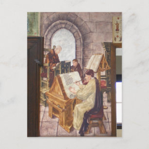 WPA Murals 4 ~ briefkaart