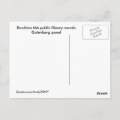 WPA Murals 6 ~ briefkaart (Achterkant)