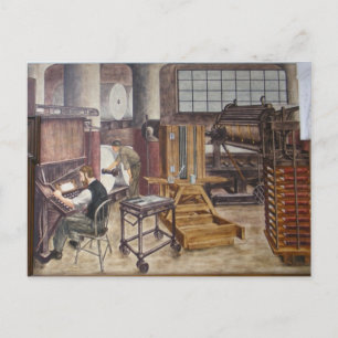 WPA Murals 7 ~ briefkaart