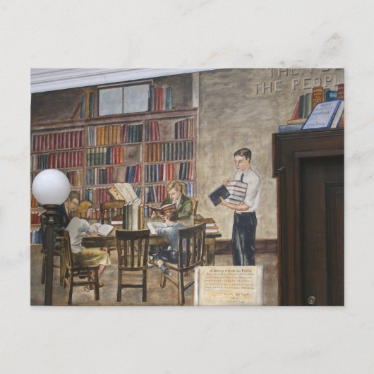WPA Murals 8 ~ carte postale (Devant)