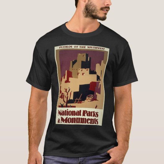 WPA - nationale parken T-shirt (Voorkant)