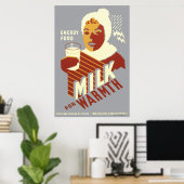 WPA Poster LAIT (Bureau à domicile)