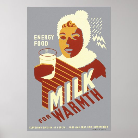 WPA Poster LAIT (Devant)