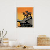 WPA-Poster Nationale Parken Poster (Keuken)